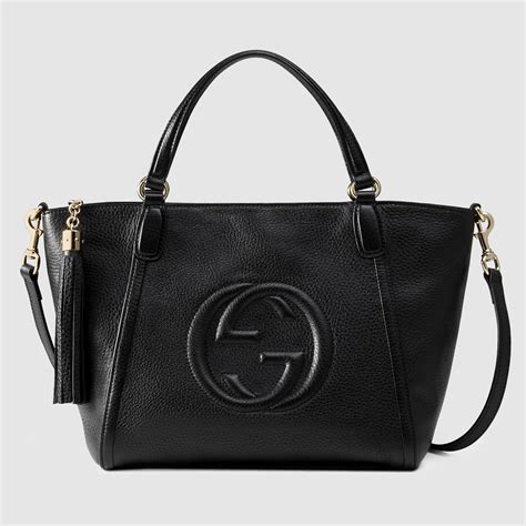 guuci bag|gucci black leather bag.